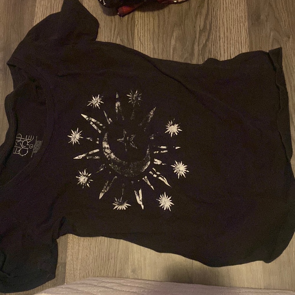 black stars and moon shirt